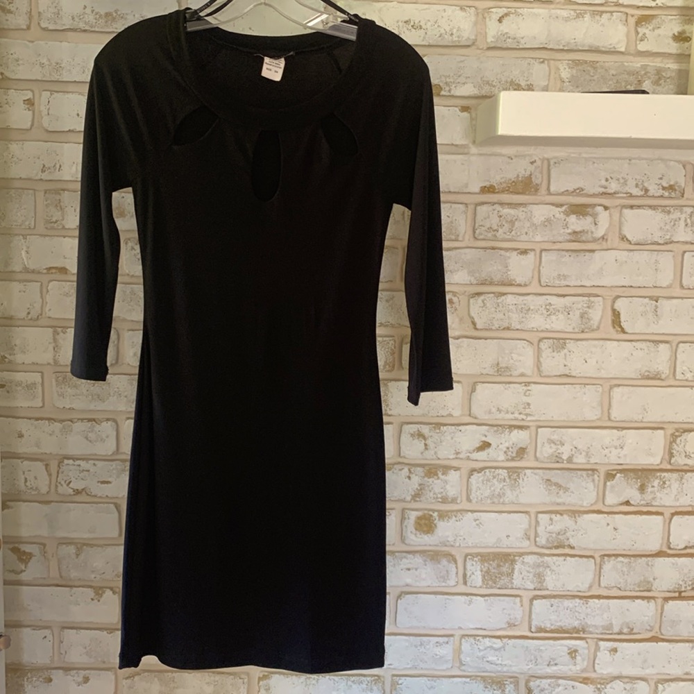 Knee length stretch dress